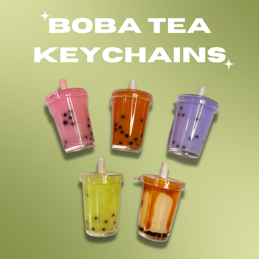 Mini Boba Keychains